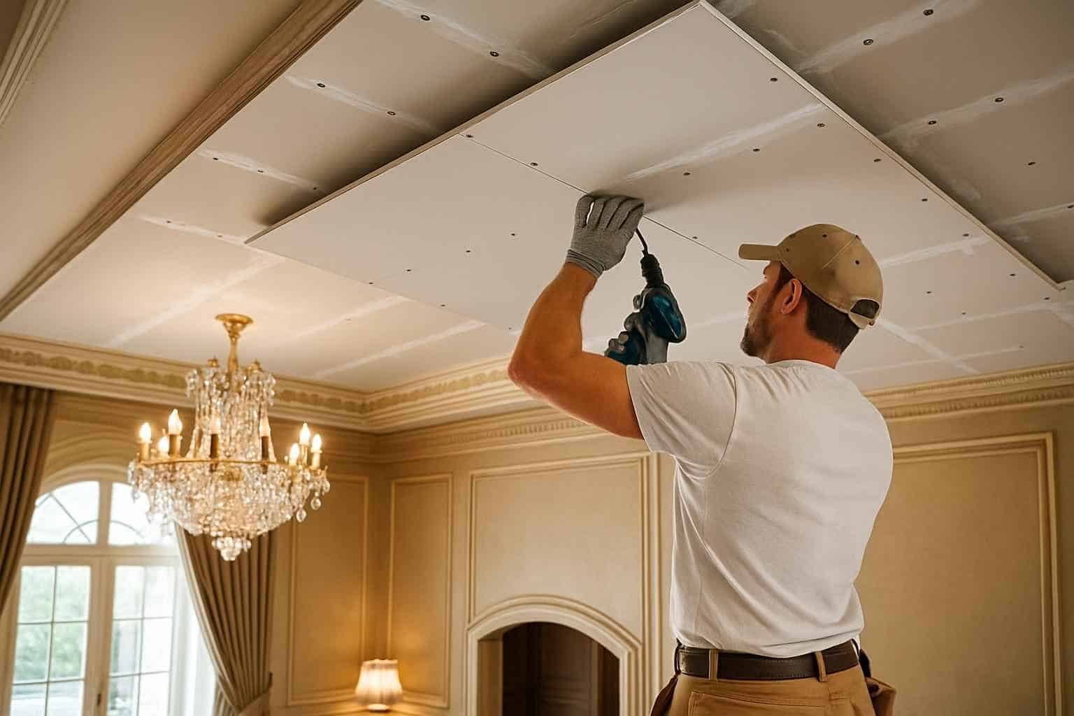 Ceiling Drywall Installation in Kerrville TX