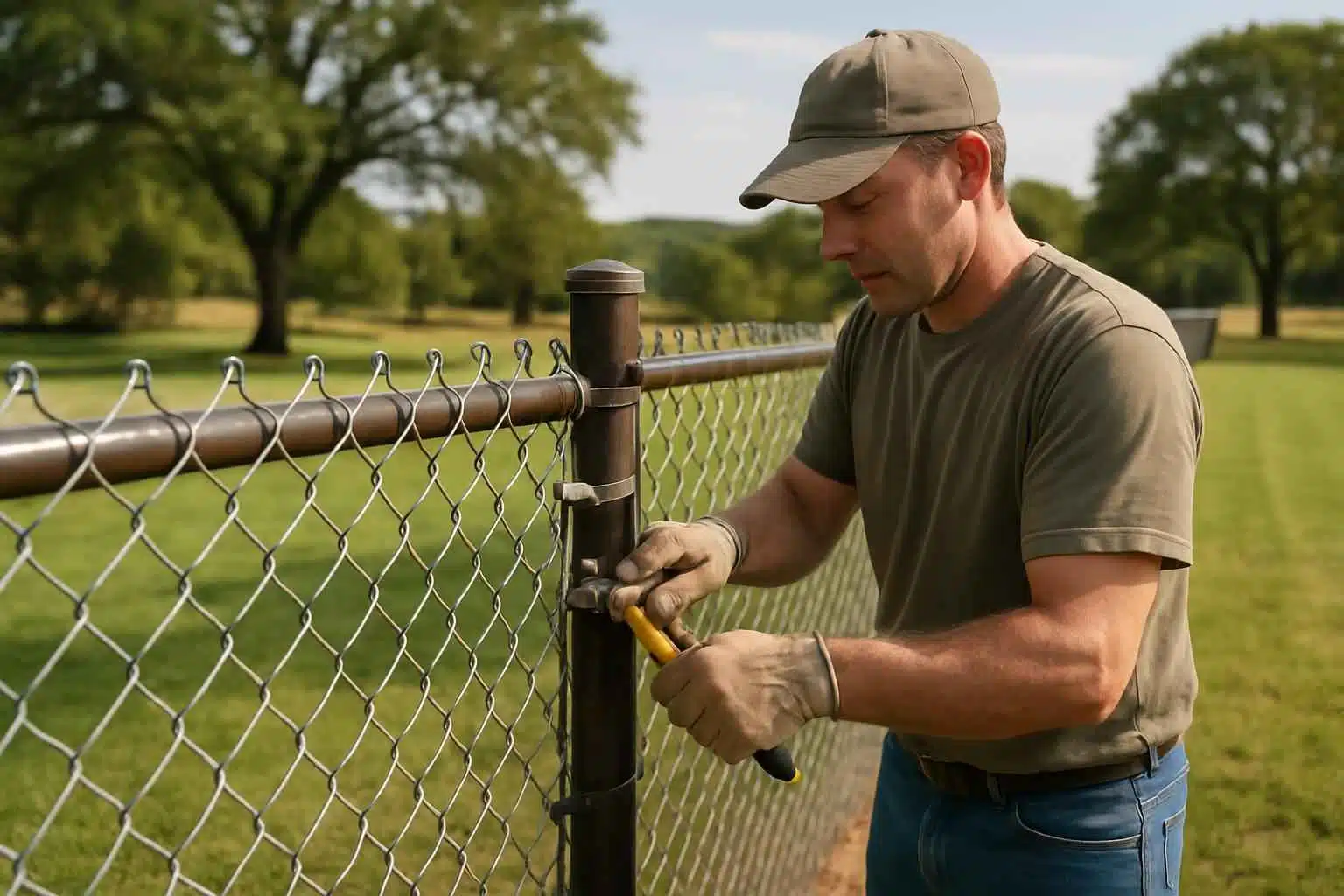 Chain Link Fence Installer in Comfort TX