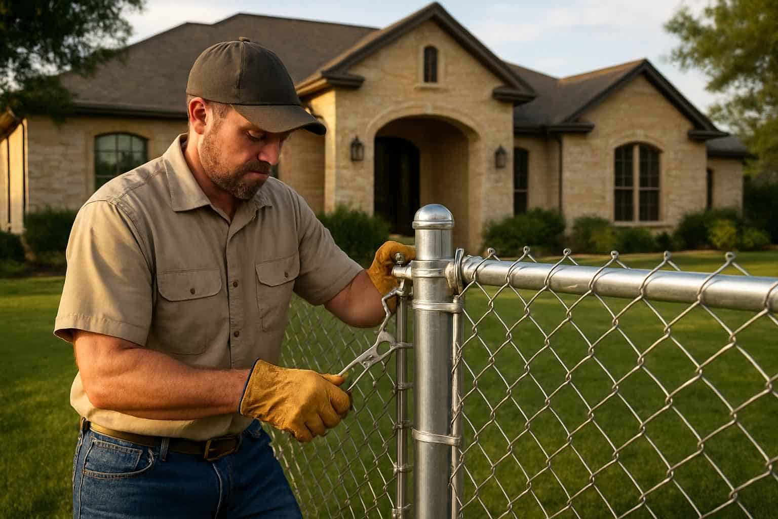 Chain Link Fence Installer in Harper TX