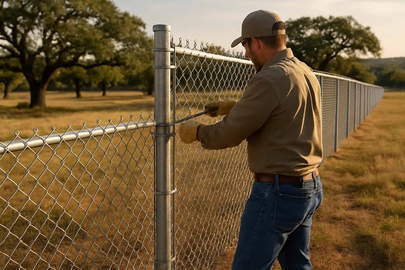 Fence Installation Contractor In Hye TX Chain Link Fence Installer in Hye TX
