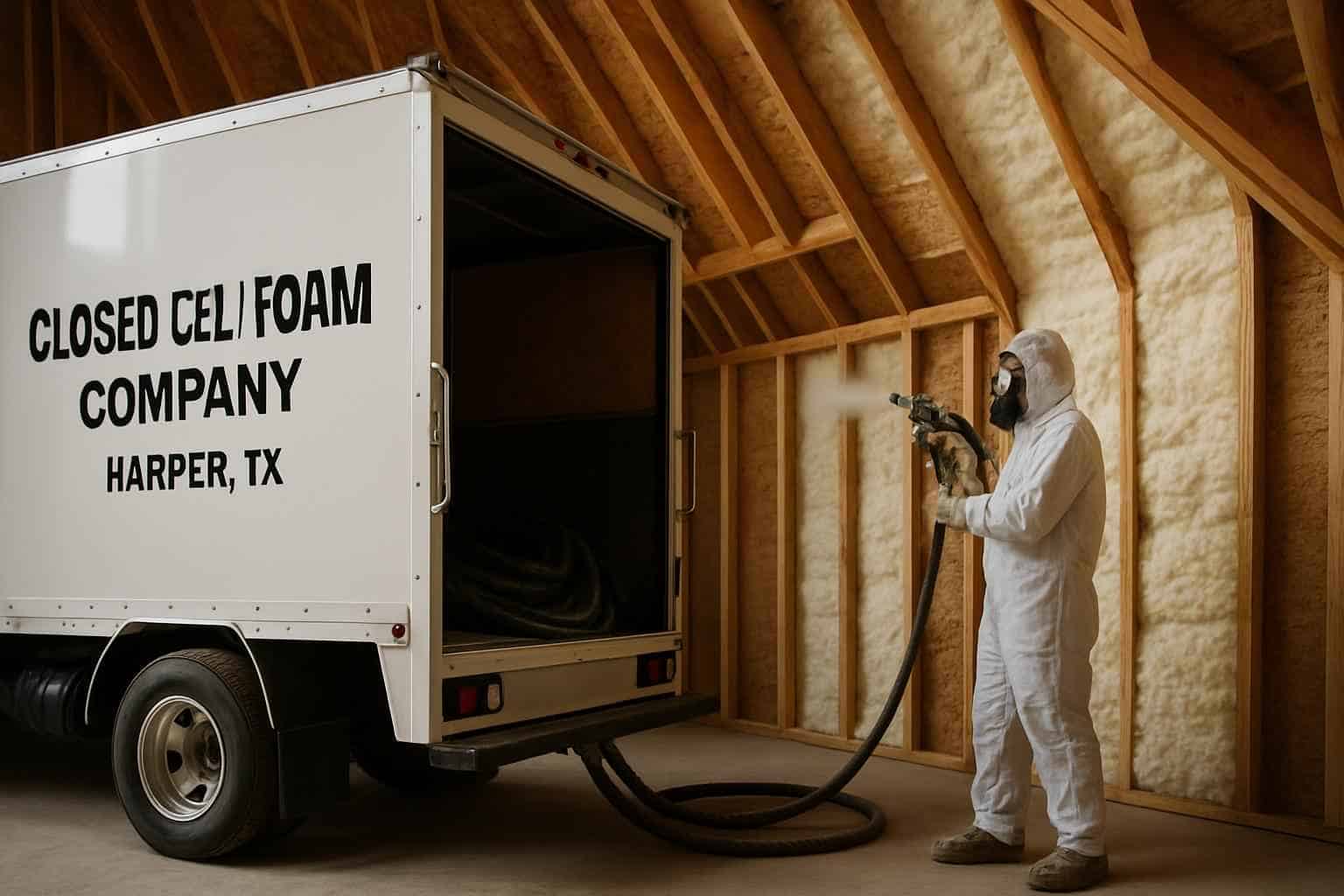 Closed Cell Spray Foam Company in Harper TX