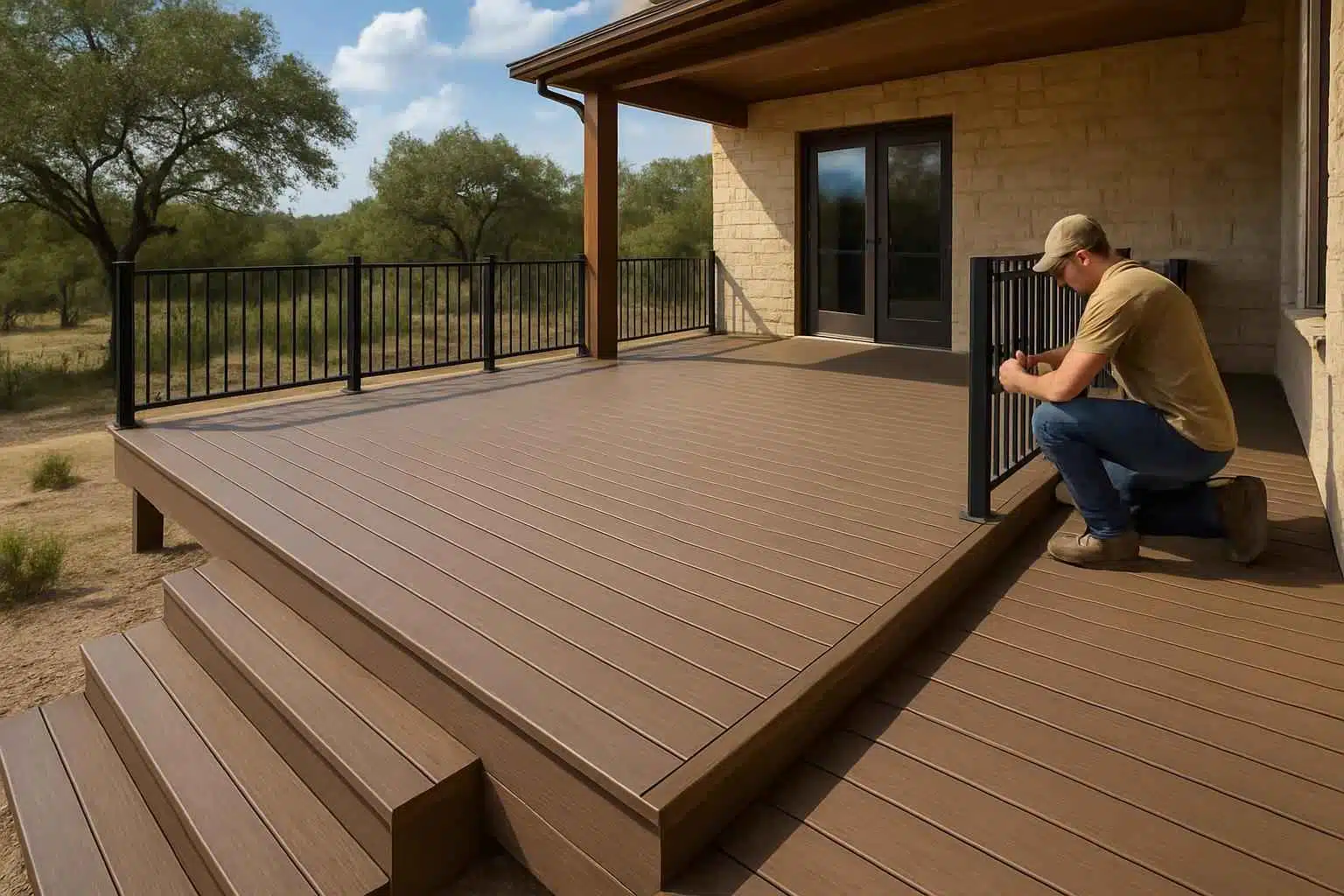 Composite Deck Builder in Comfort TX