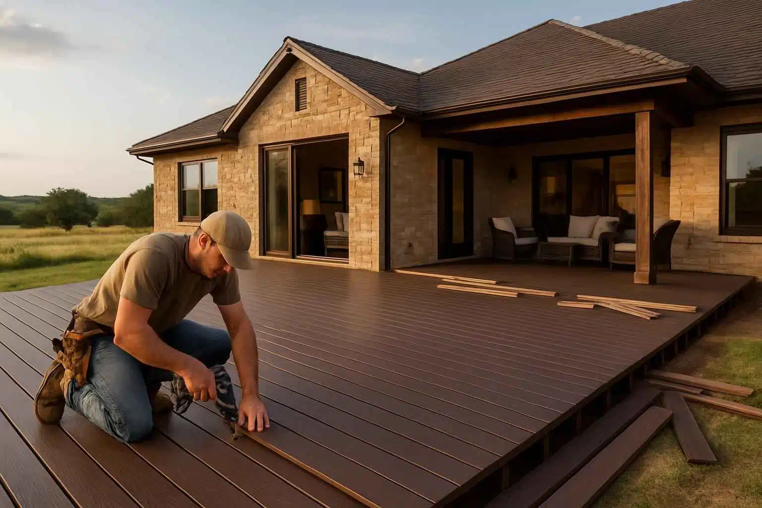 Composite Deck Builder in Harper TX