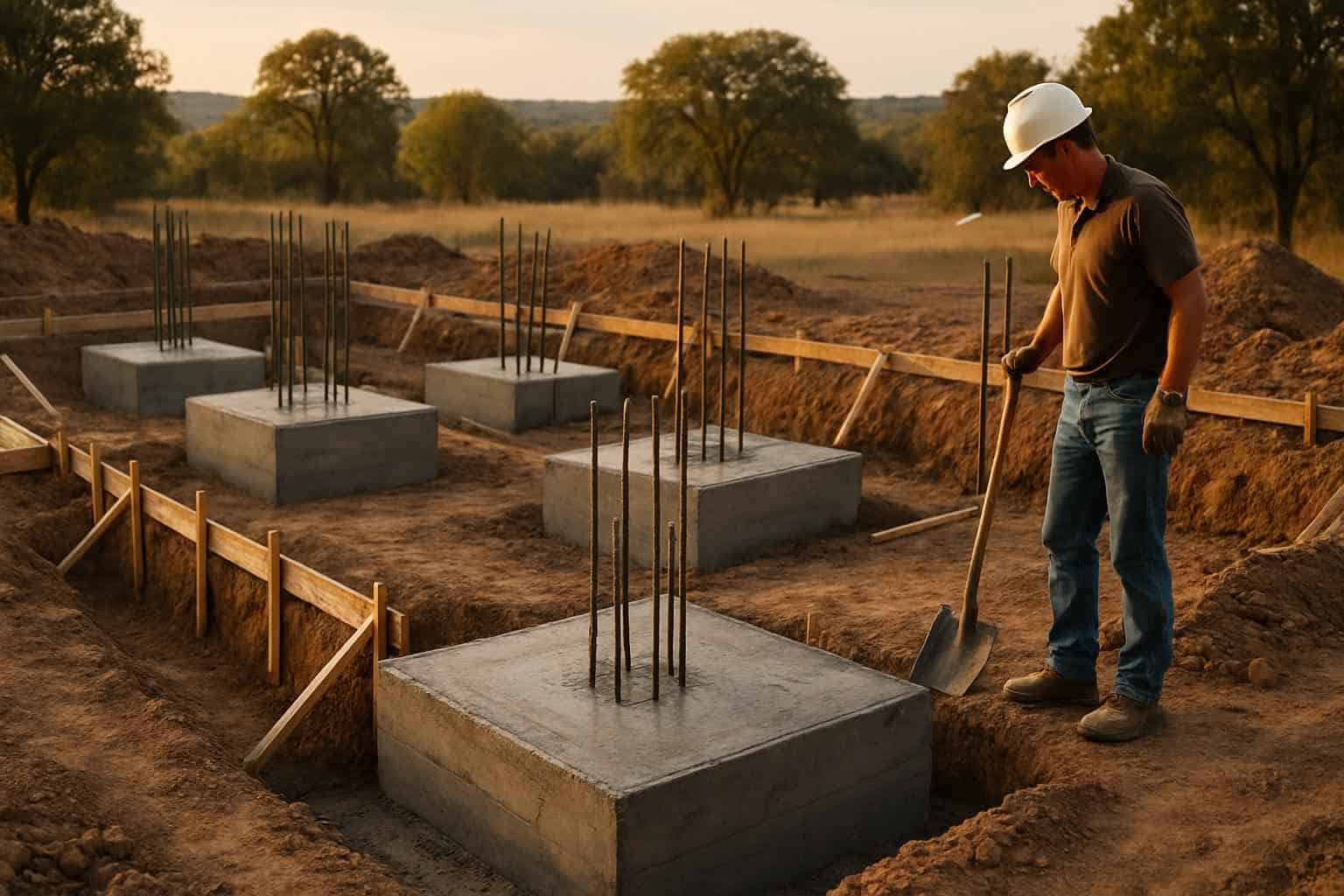 Concrete Footing Contractor in Harper TX