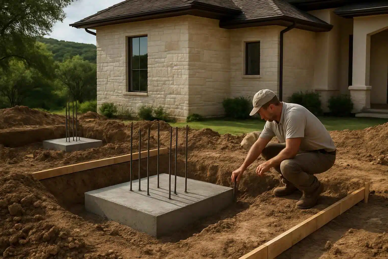 Concrete Slabs Foundations Contractor In Kerrville TX Concrete Footing Contractor in Kerrville TX