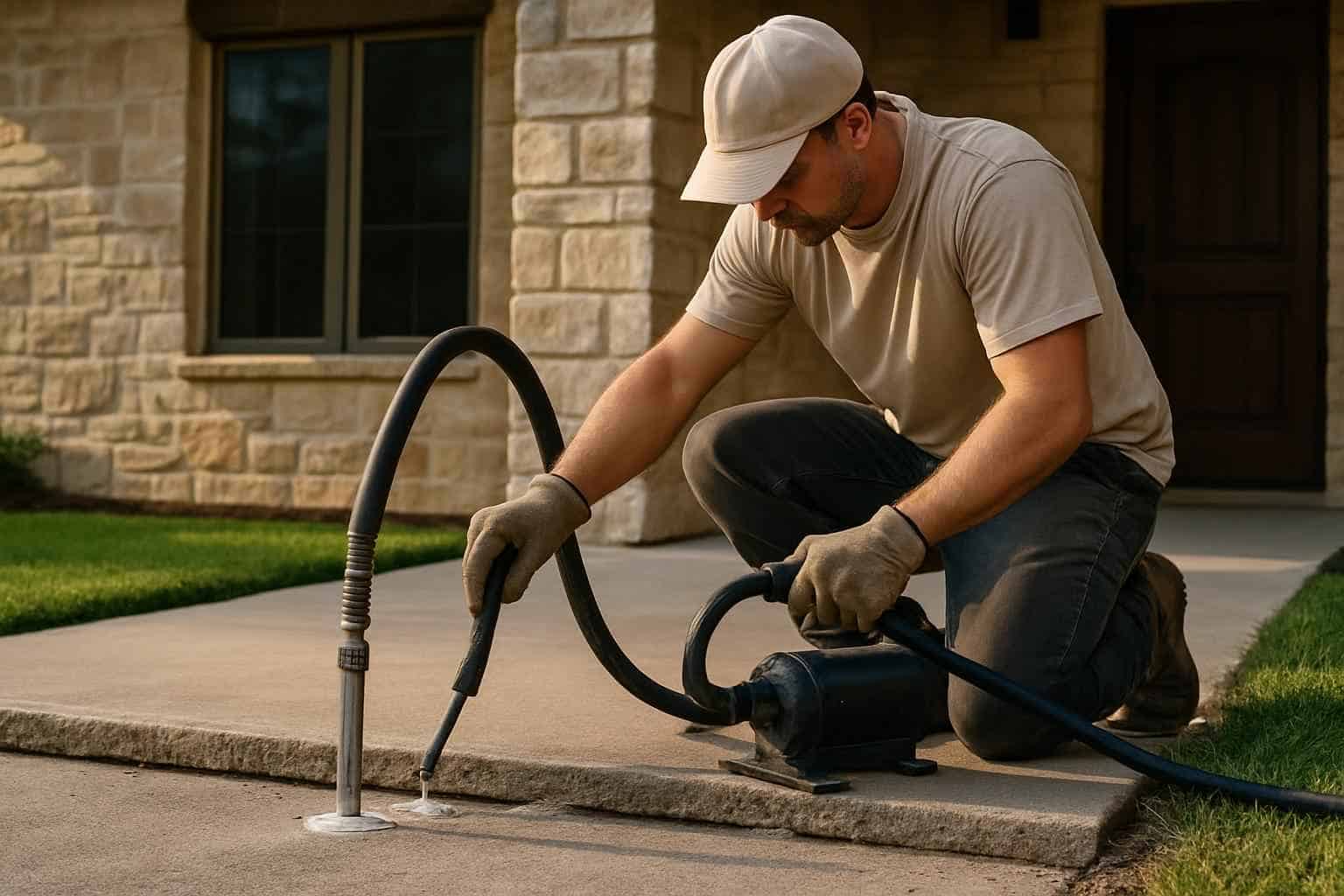 Concrete Leveling Service in Kerrville TX