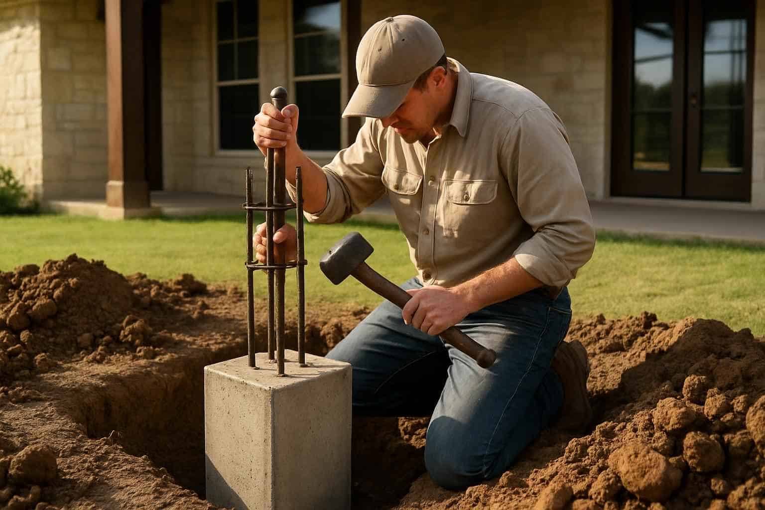 Concrete Pier Installation Contractor in Comfort TX