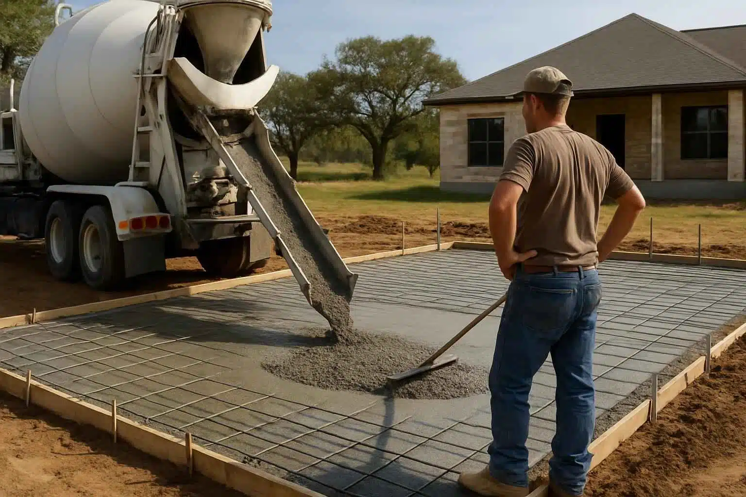 Concrete Slabs Foundations Contractor In Doss TX Concrete Slab Pouring Company in Doss TX