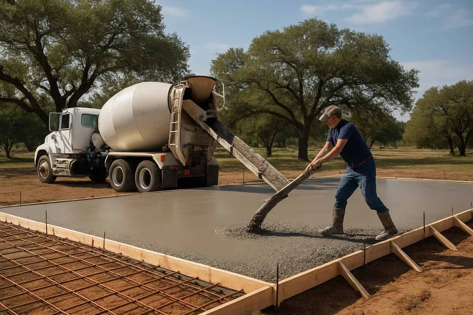 Concrete Slab Pouring Company in Harper TX