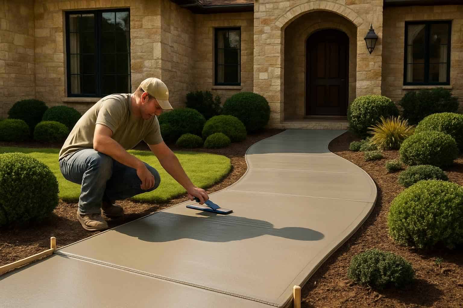 Concrete Walkway Contractor in Comfort TX