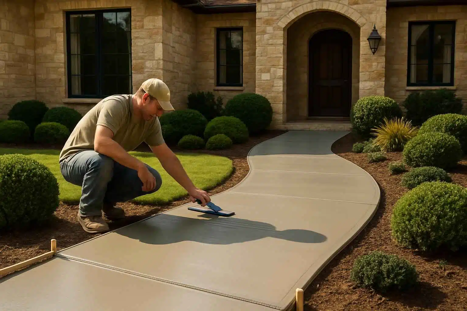 Concrete Walkway Contractor in Comfort TX