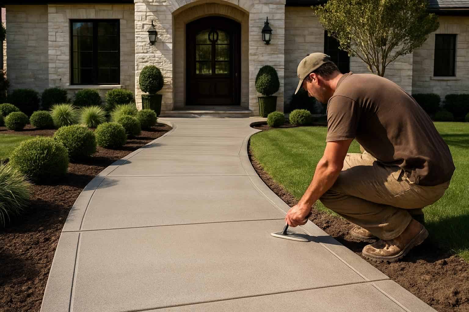 Concrete Walkway Contractor in Kerrville TX