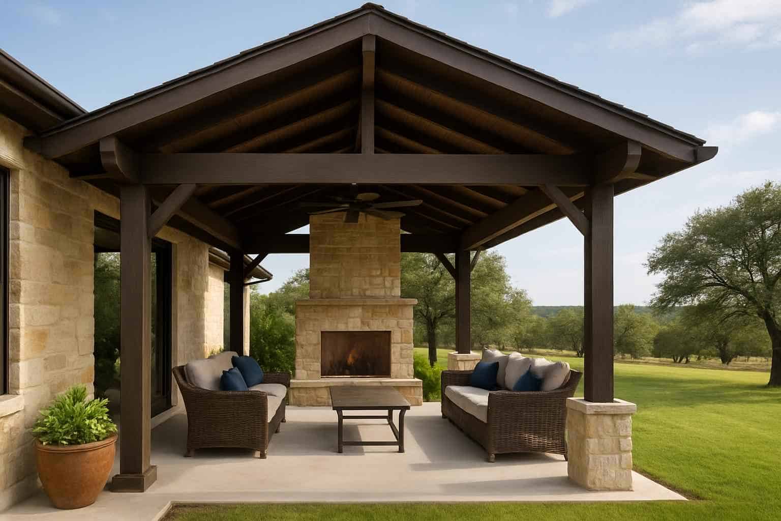 Covered Patio Contractor in Comfort TX