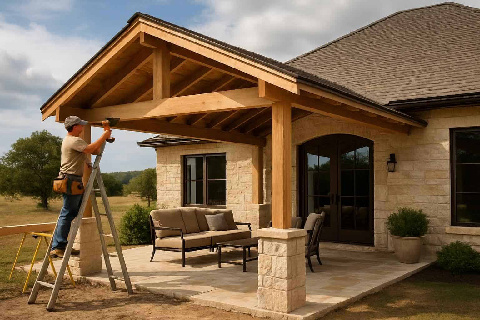 Covered Patio Contractor in Doss TX