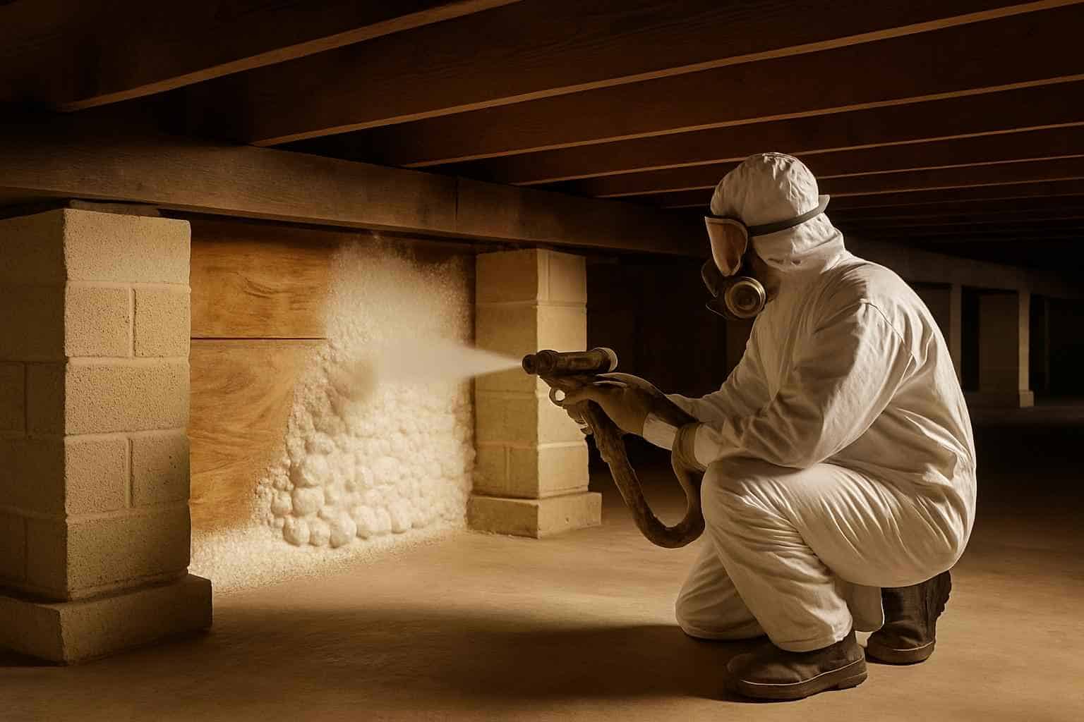 Crawl Space Spray Foam Service in Comfort TX