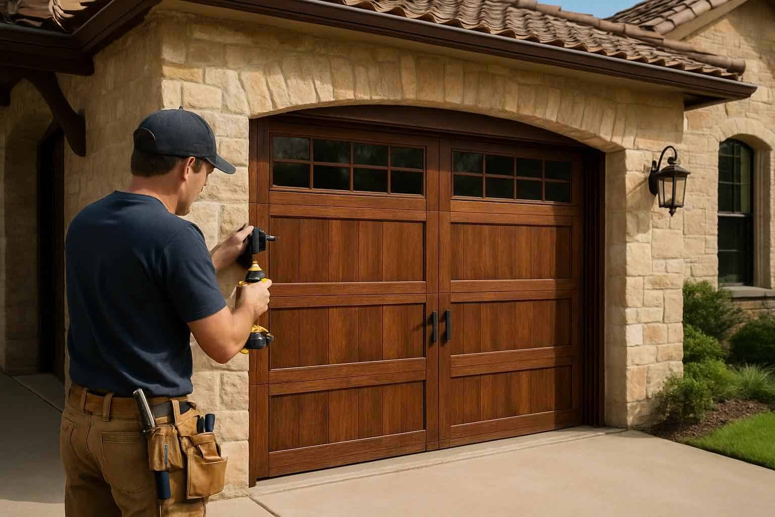 Custom Garage Door Installation in Comfort TX