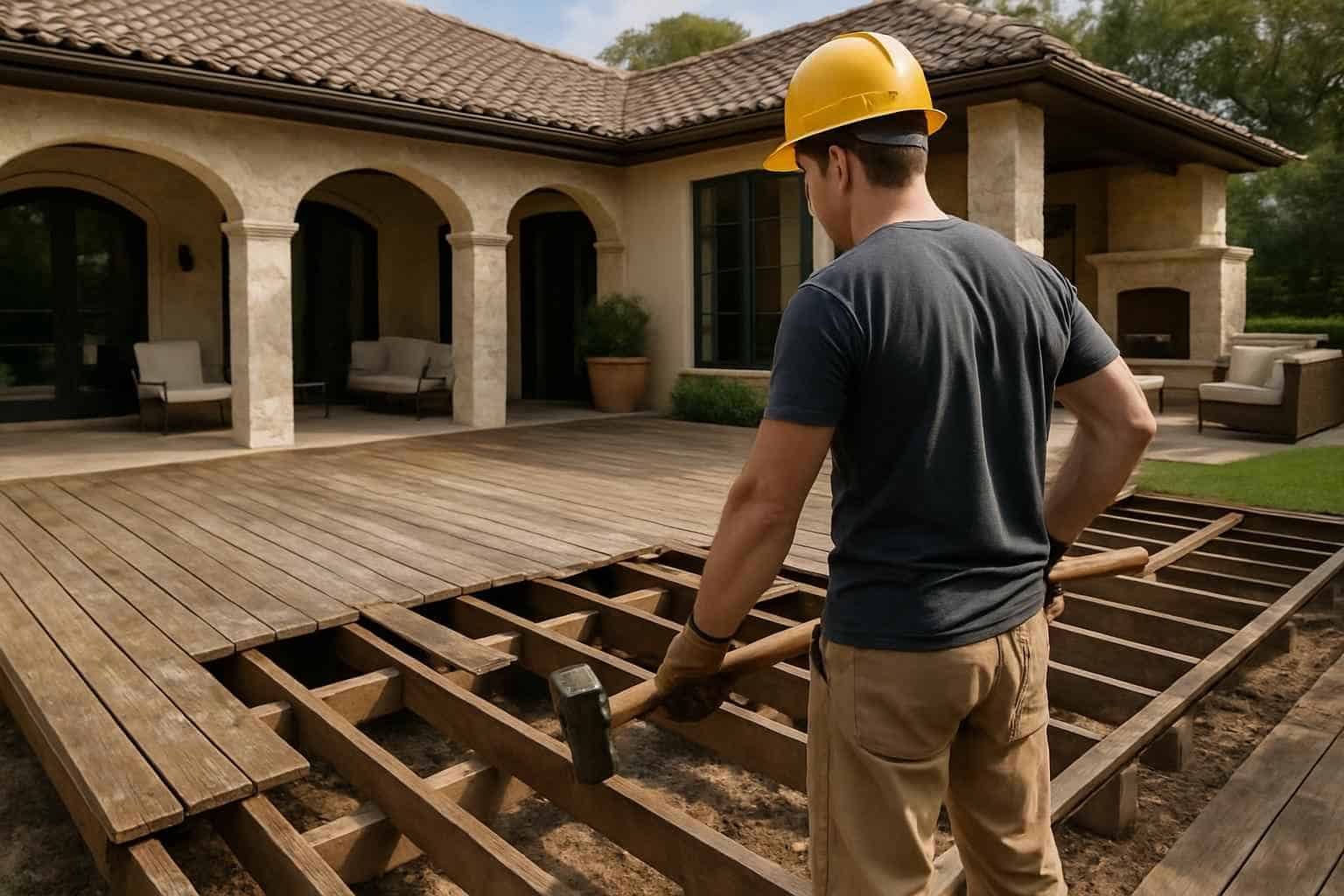 Deck Demolition Prep Service in Comfort TX