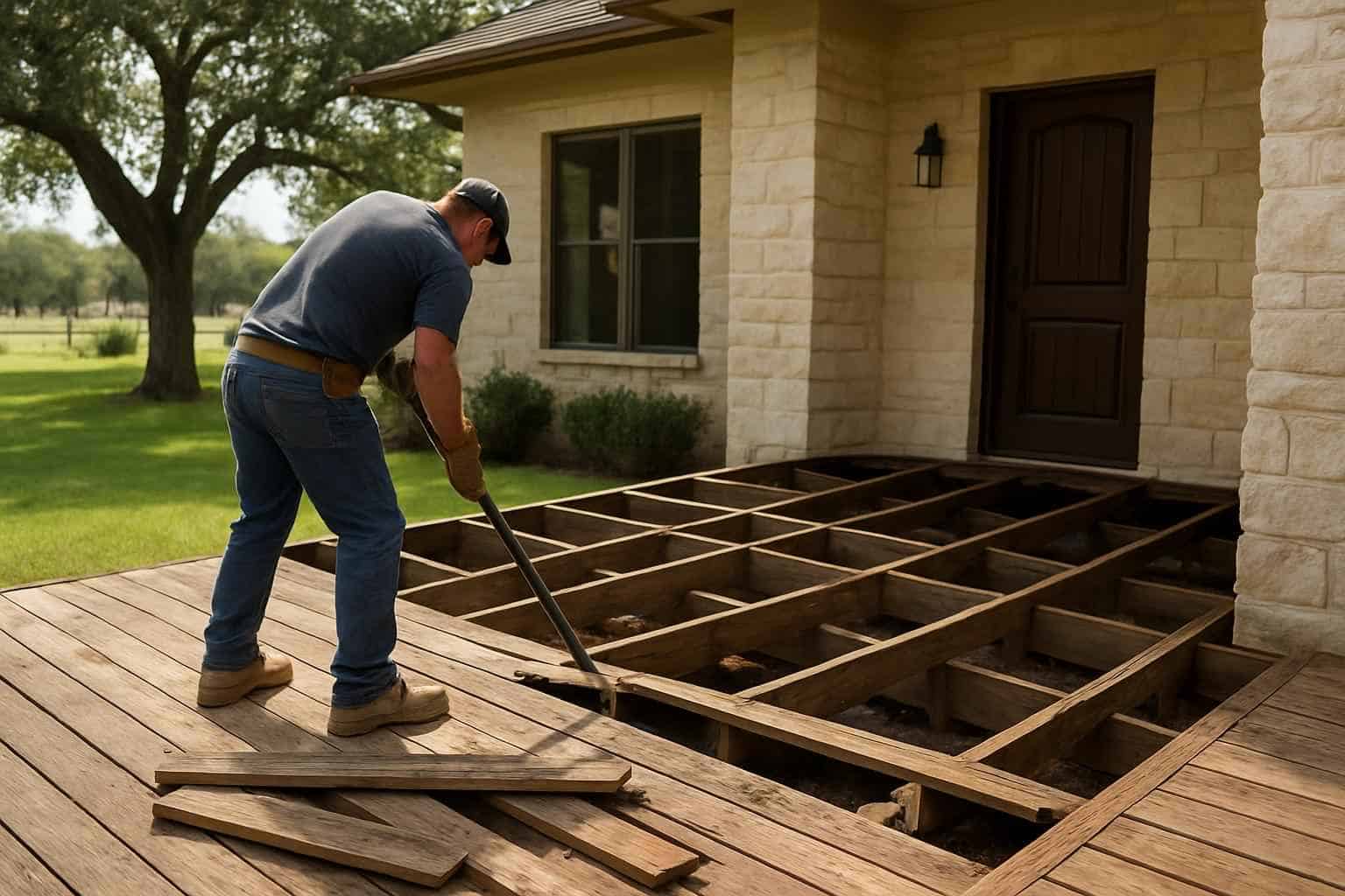 Deck Demolition Prep Service in Harper TX