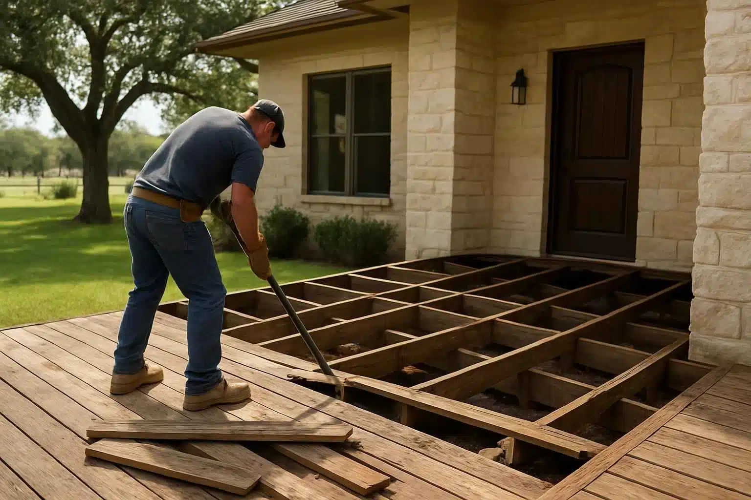Deck Demolition Prep Service in Harper TX