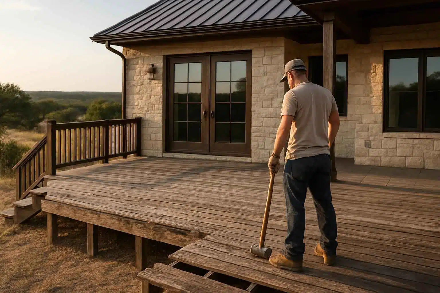 Deck Demolition Prep Service in Hye TX