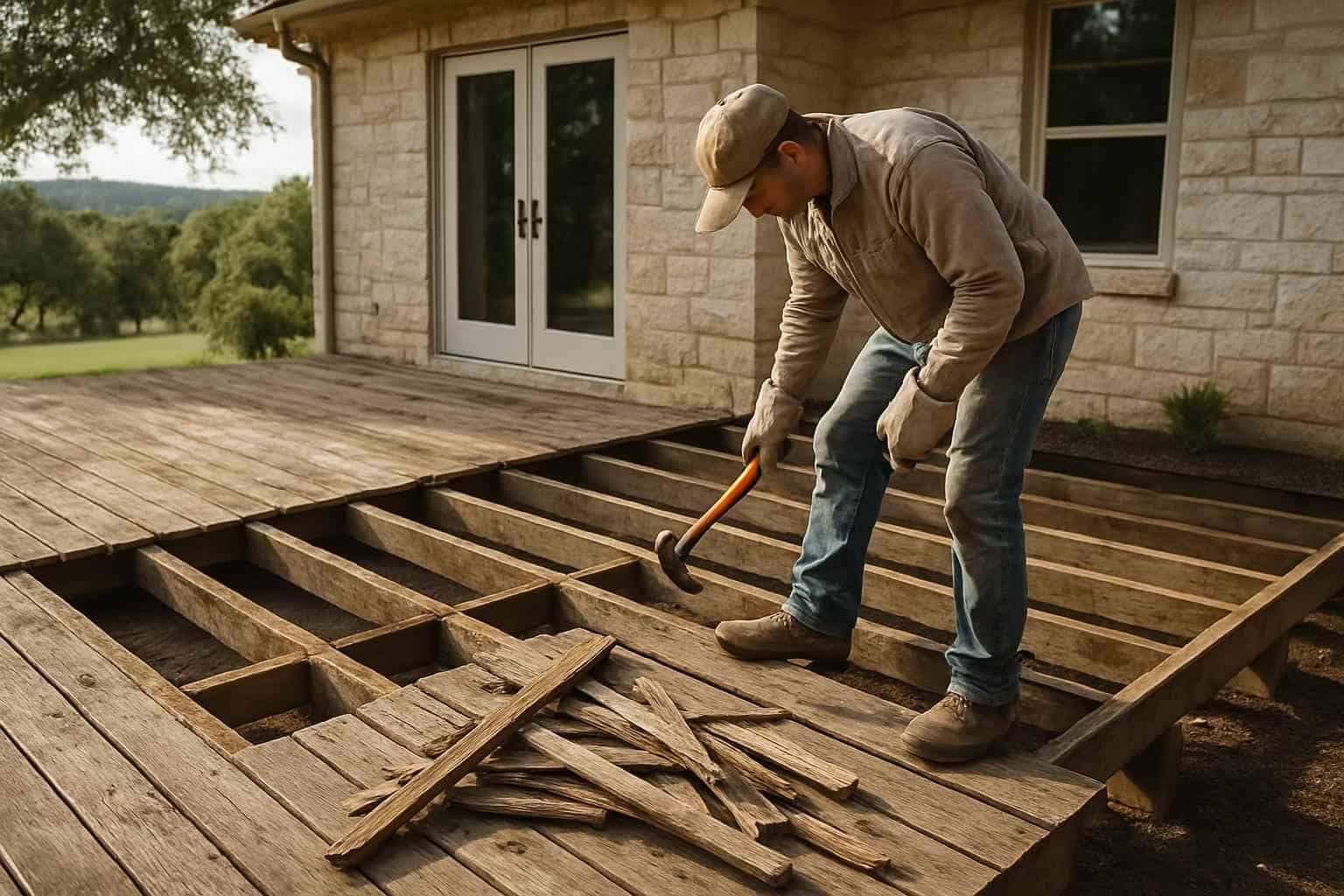 Deck Demolition Prep Service in Kerrville TX