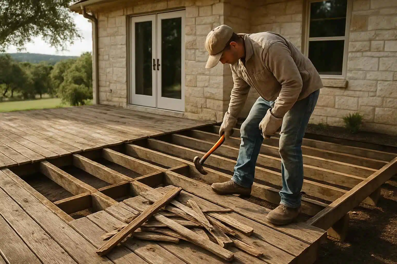 Deck Demolition Prep Service in Kerrville TX