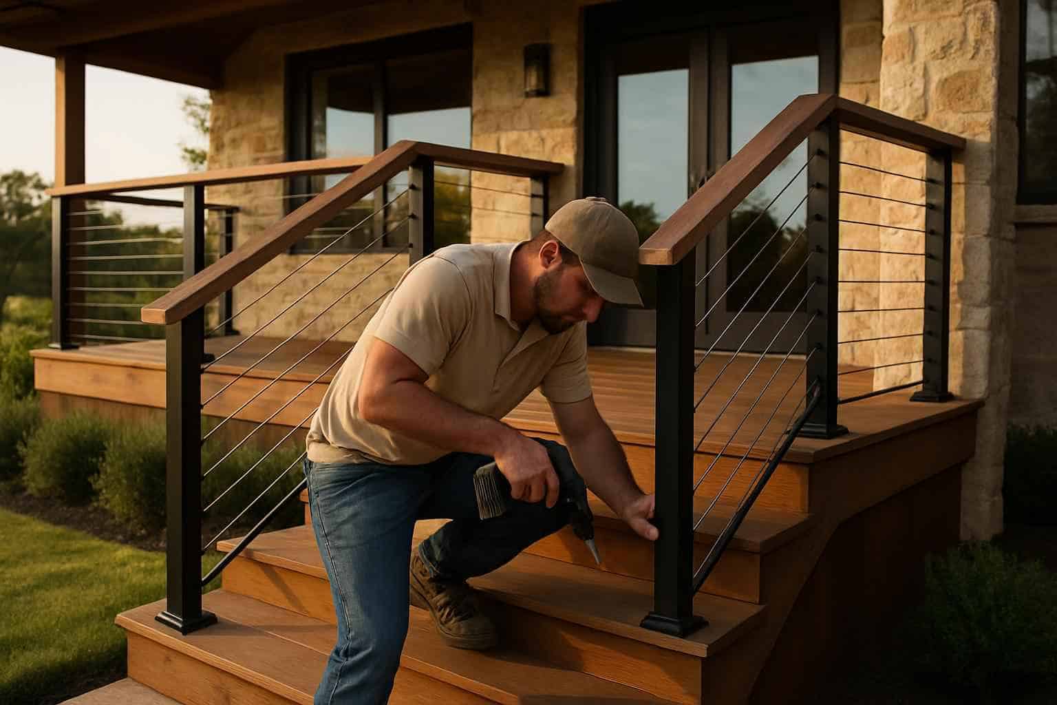 Deck Stair Railing Installer in Kerrville TX