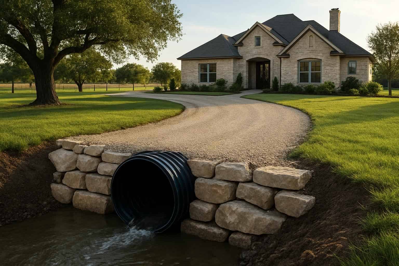 Driveway Culvert Installation Service in Doss TX