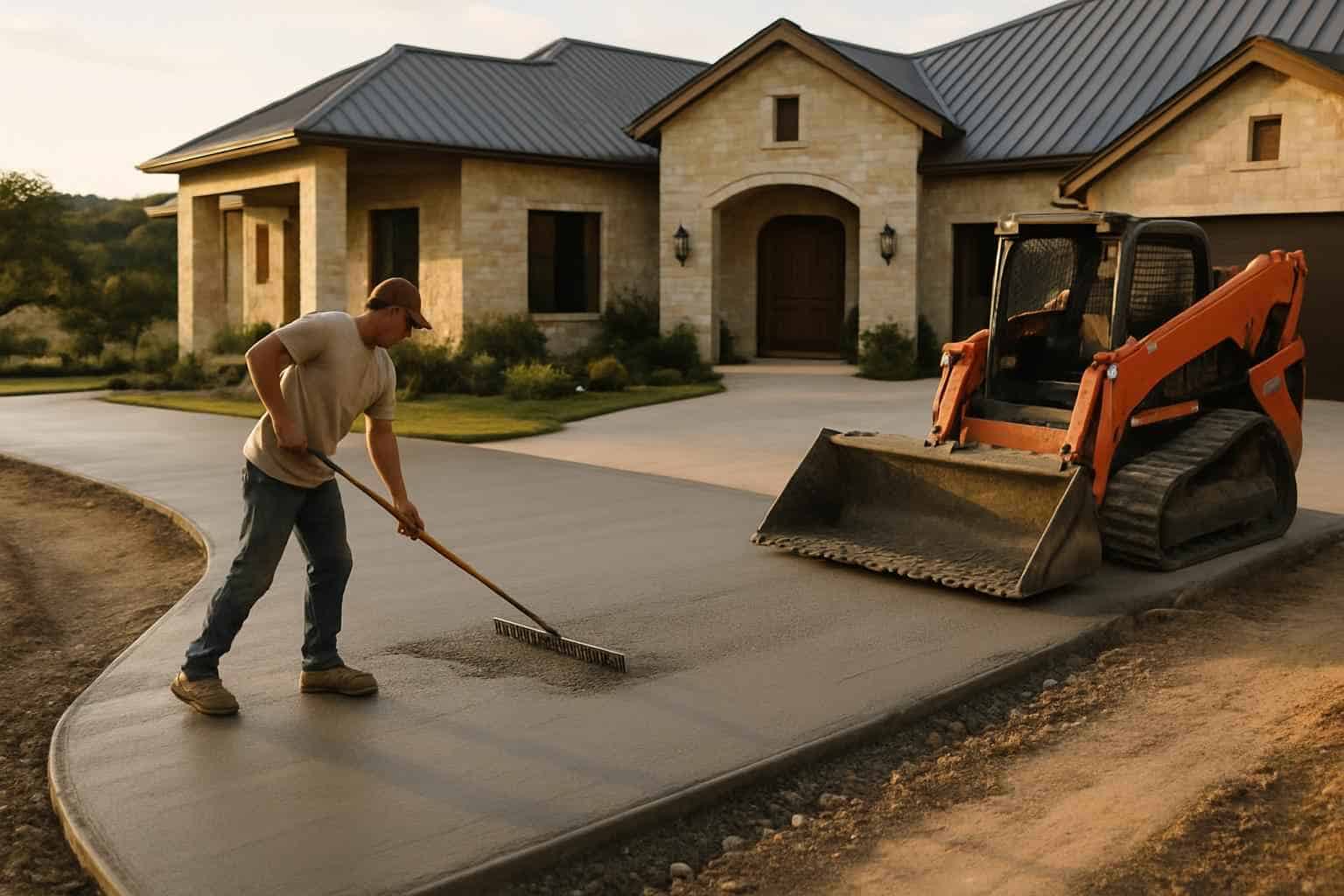 Concrete Driveway Contractor In Hye TX Driveway Expansion Contractor in Hye TX