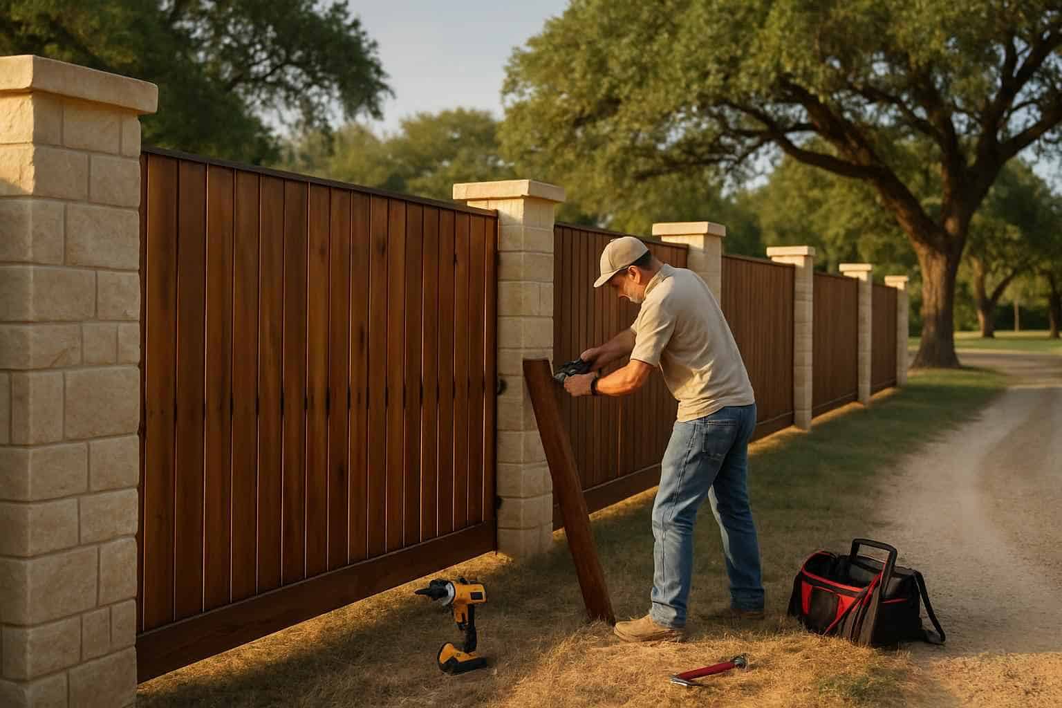 Fence Installation Contractor In Hye TX Fence Repair Service in Hye TX
