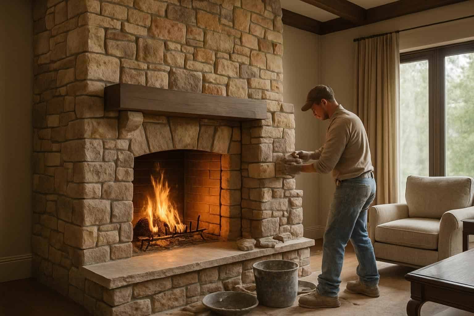 Masonry Contractor In Hye TX Fireplace Chimney Masonry Contractor in Hye TX