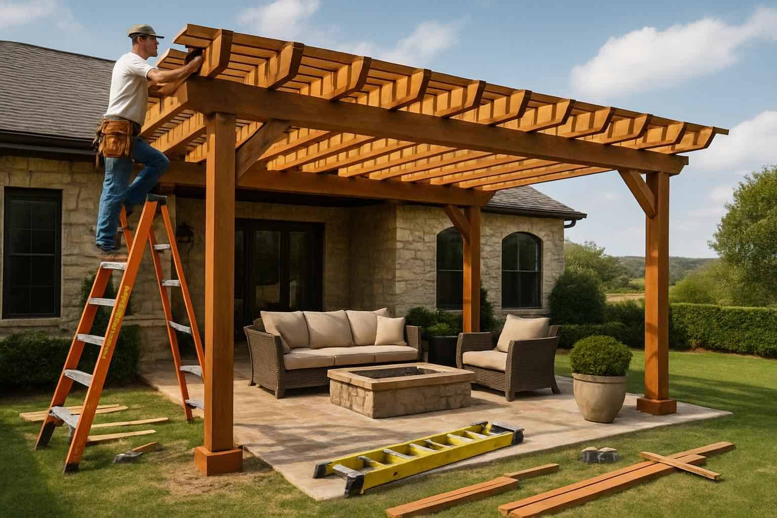 Freestanding Patio Cover Contractor in Kerrville TX