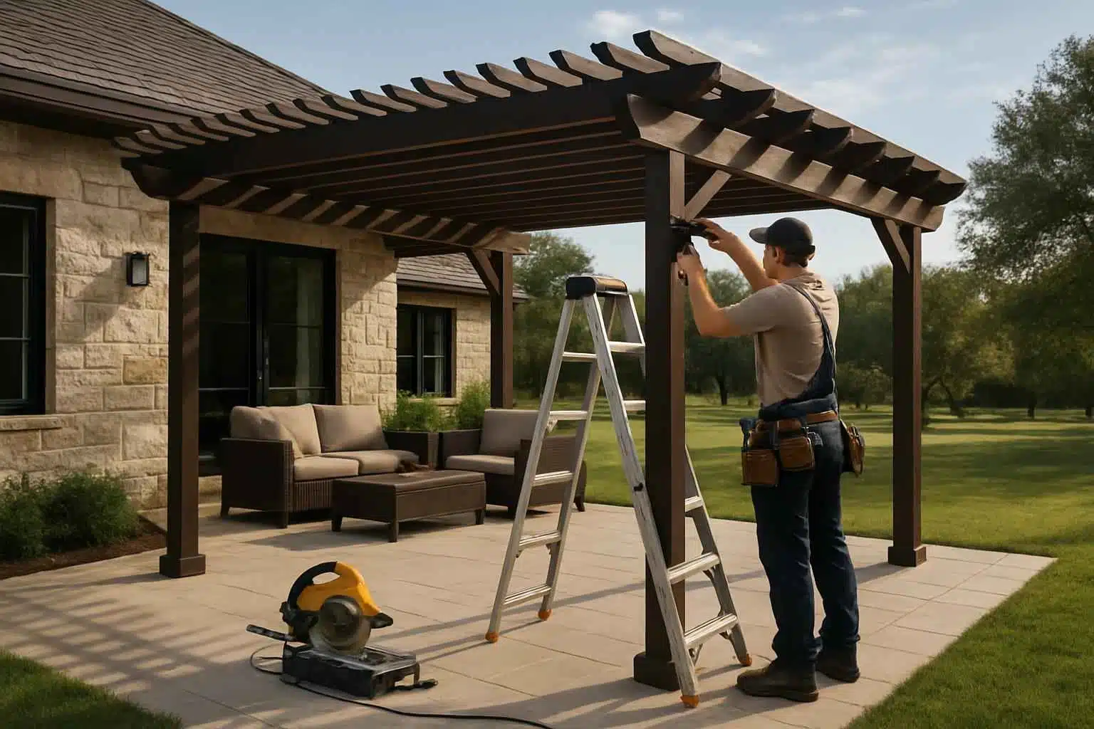 Freestanding Pergola Installer in Comfort TX