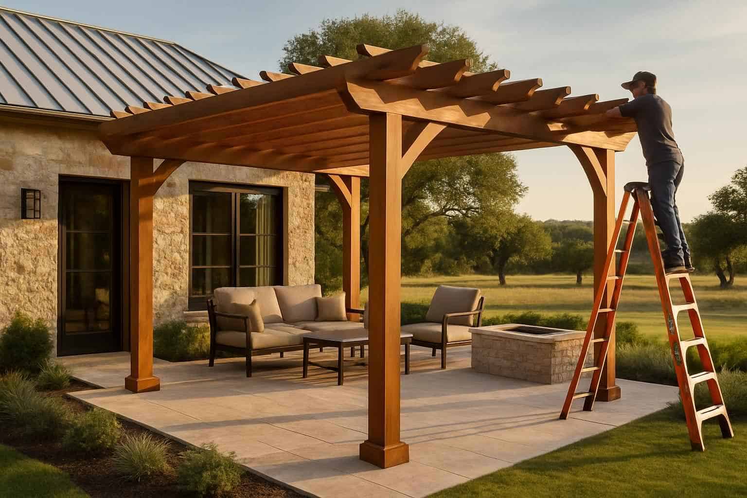 Freestanding Pergola Installer in Hye TX