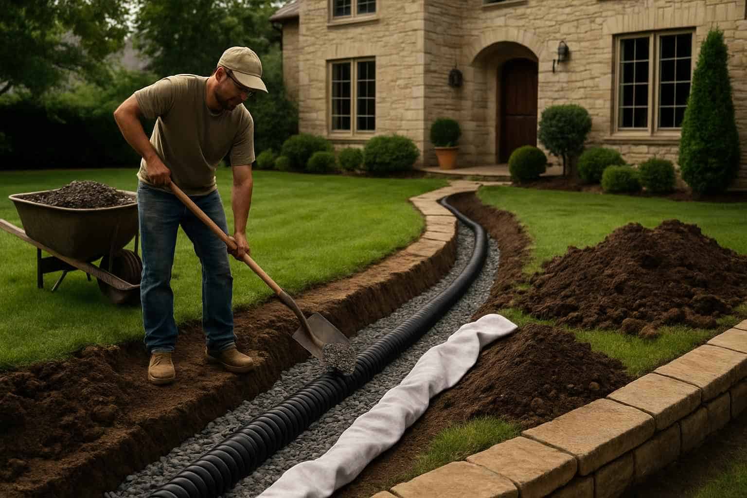 French Drain Installation Contractor in Kerrville TX