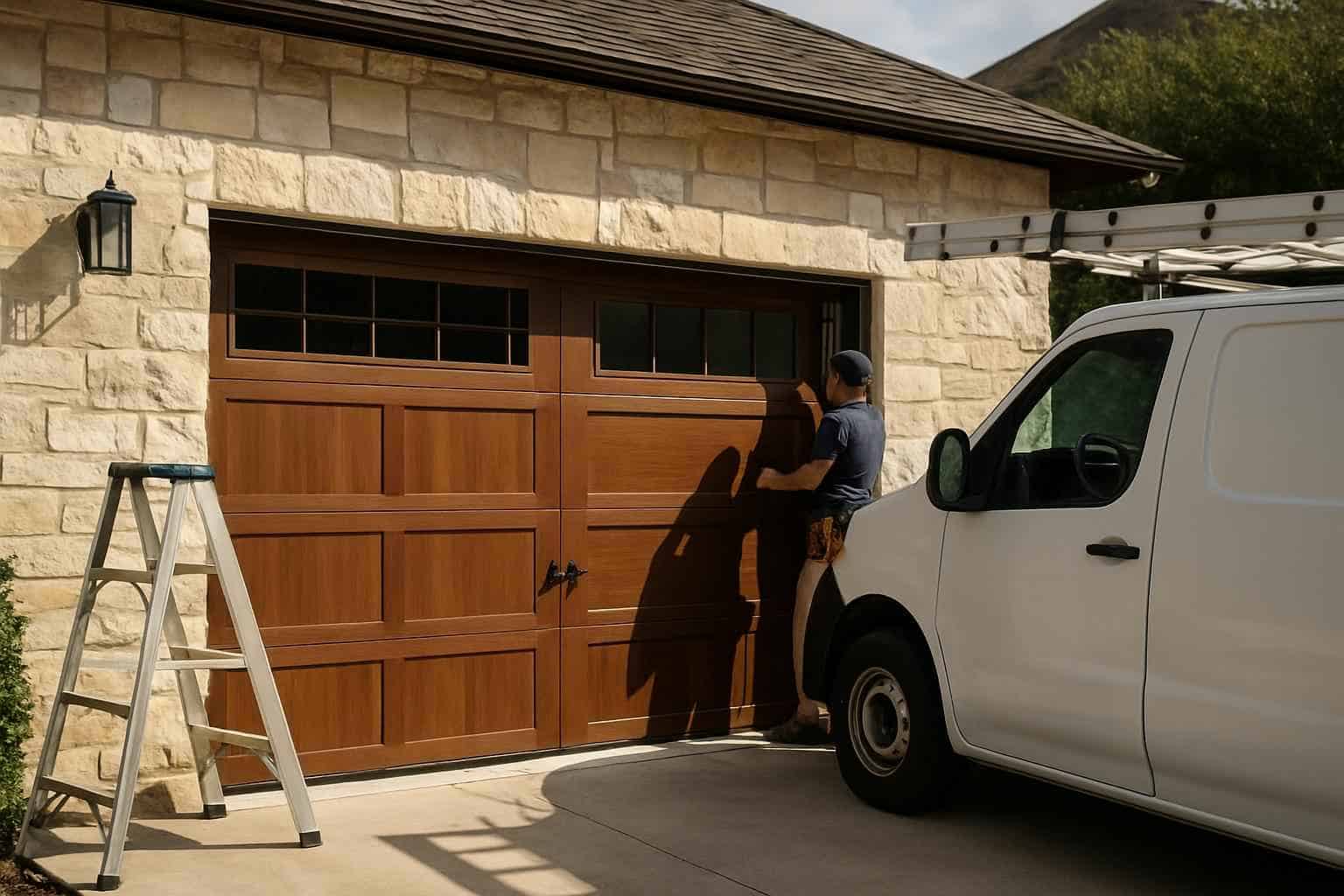 Garage Door Replacement Company in Hye TX