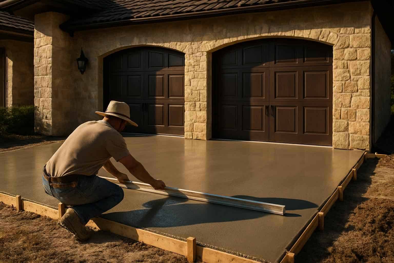 Garage Slab Installation Service in Doss TX