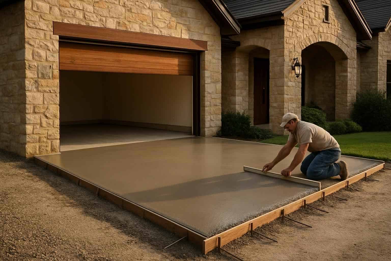 Garage Slab Installation Service in Harper TX