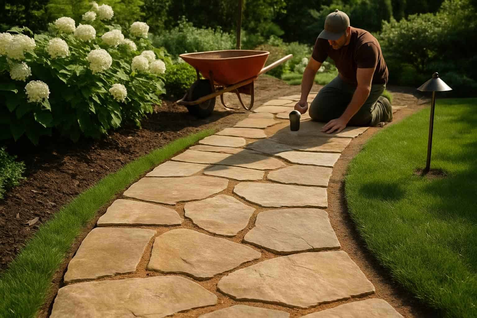 Garden Path Installation Service in Comfort TX