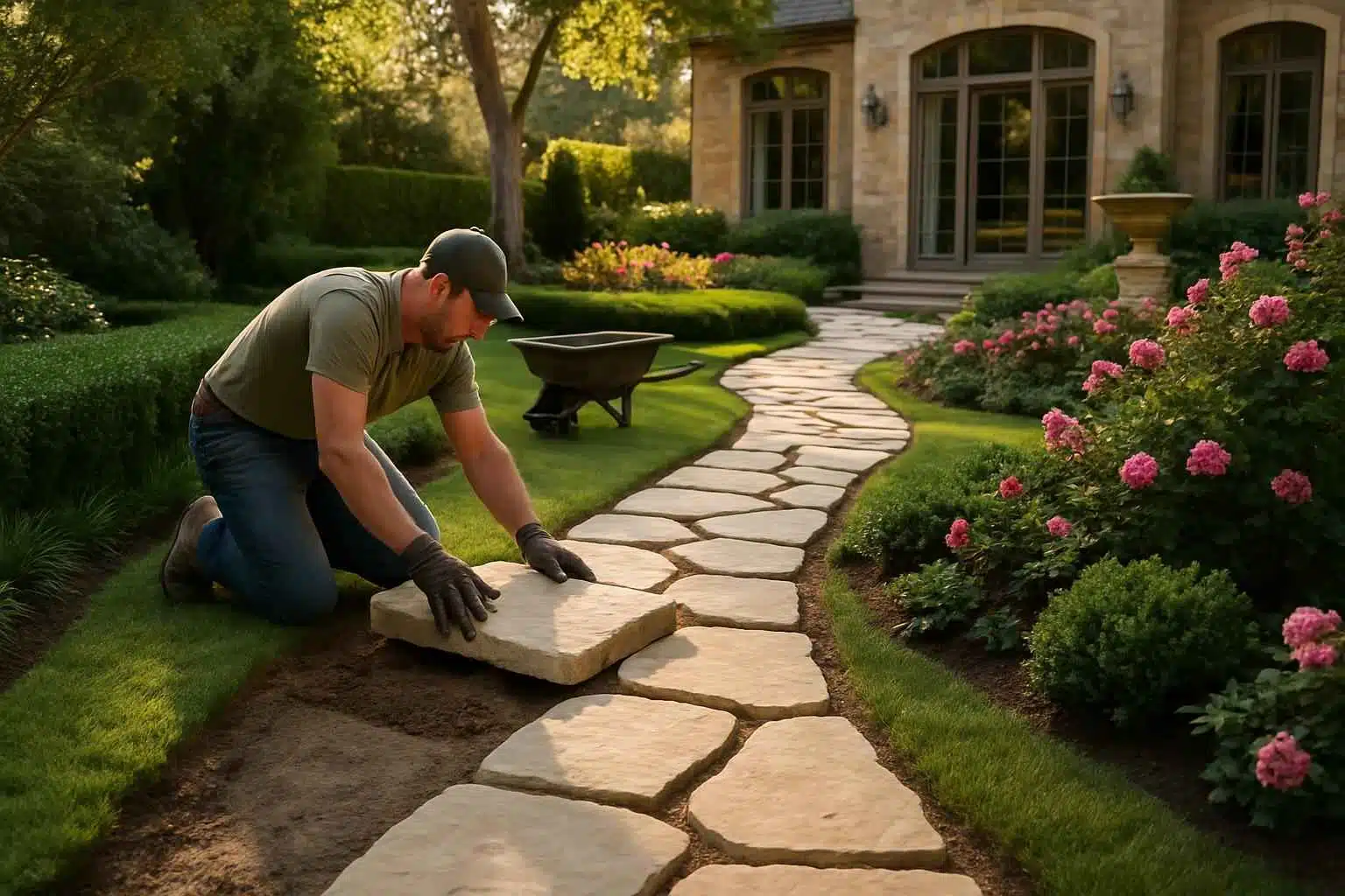 Garden Path Installation Service in Doss TX