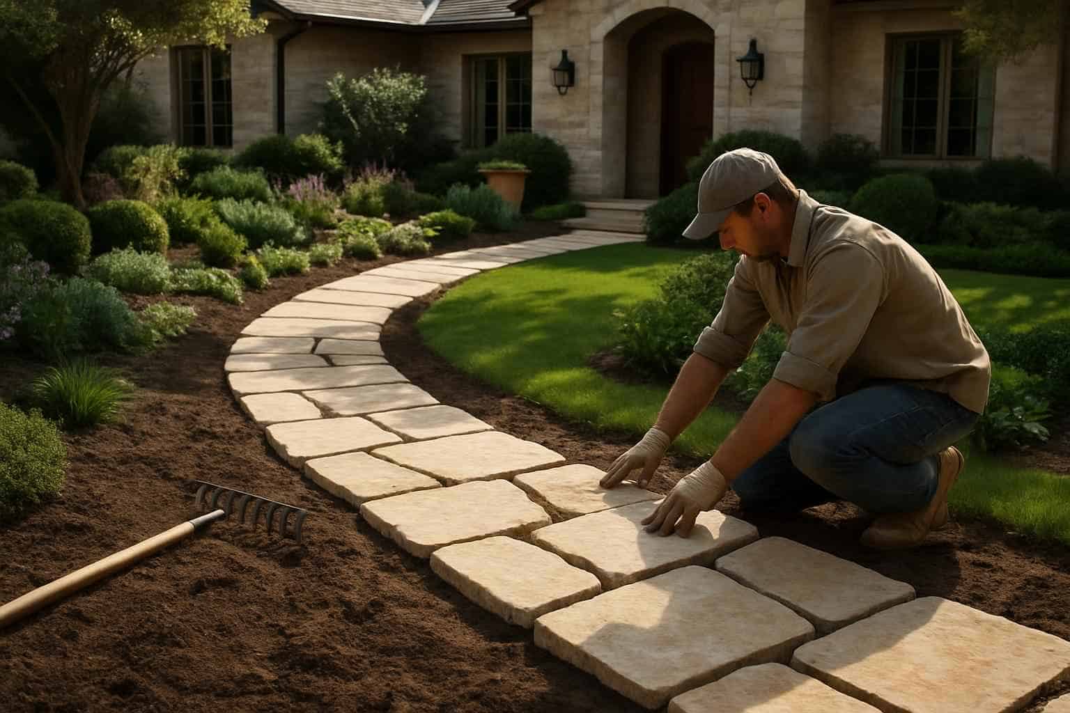 Garden Path Installation Service in Kerrville TX