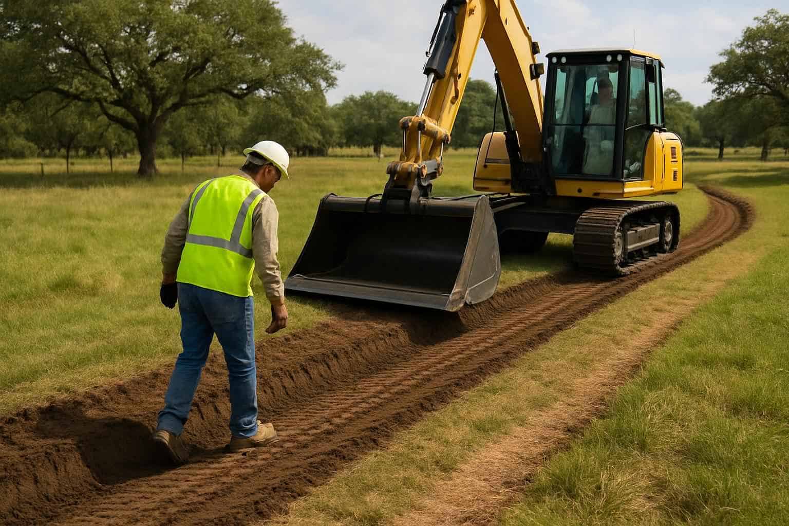 Grading Swale Contractor in Harper TX