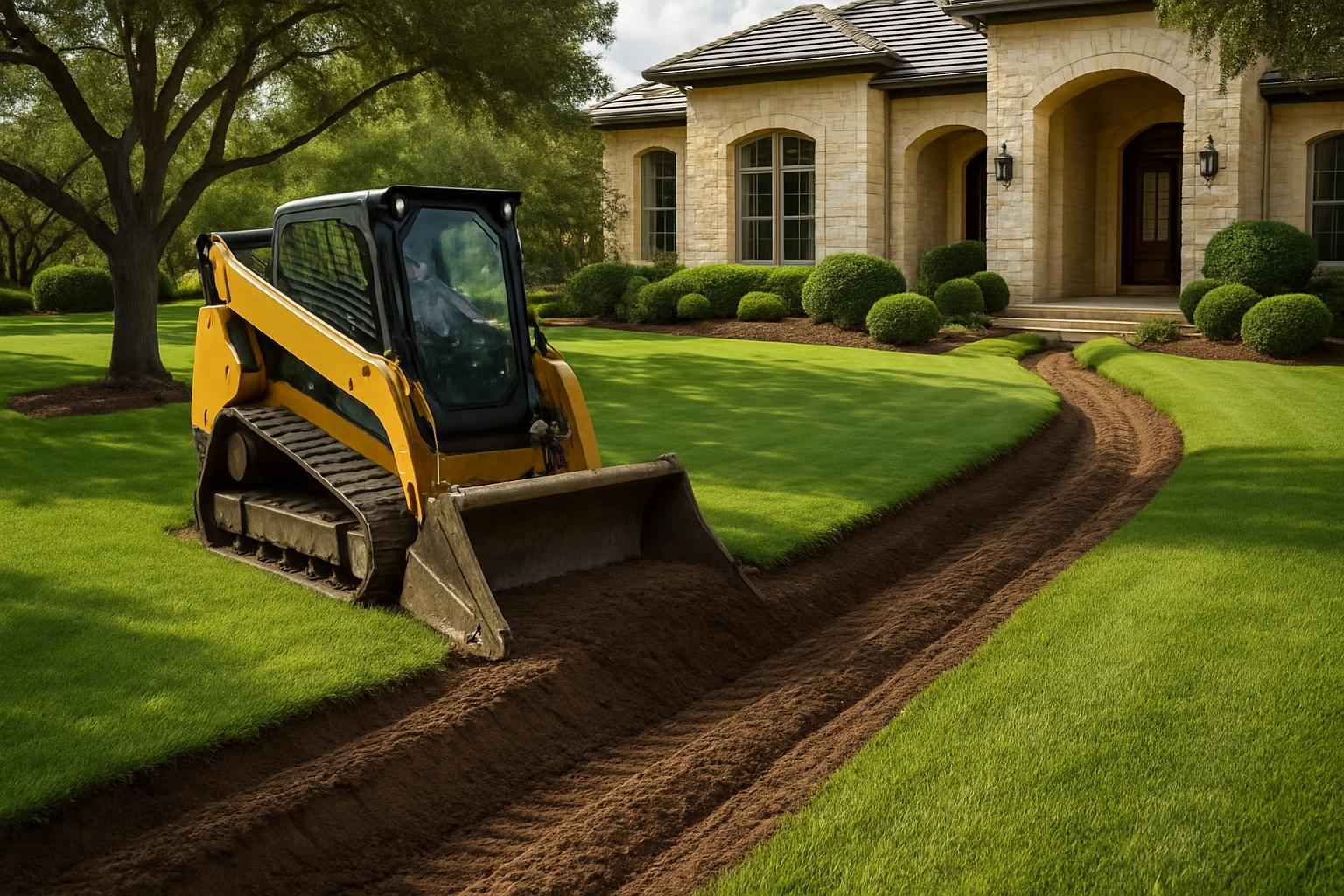 Grading Swale Contractor in Kerrville TX