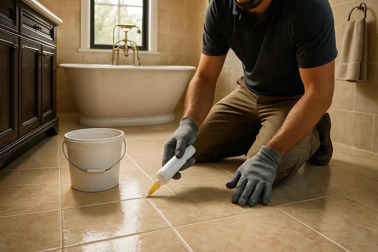 Grout Repair Sealing Service in Doss TX