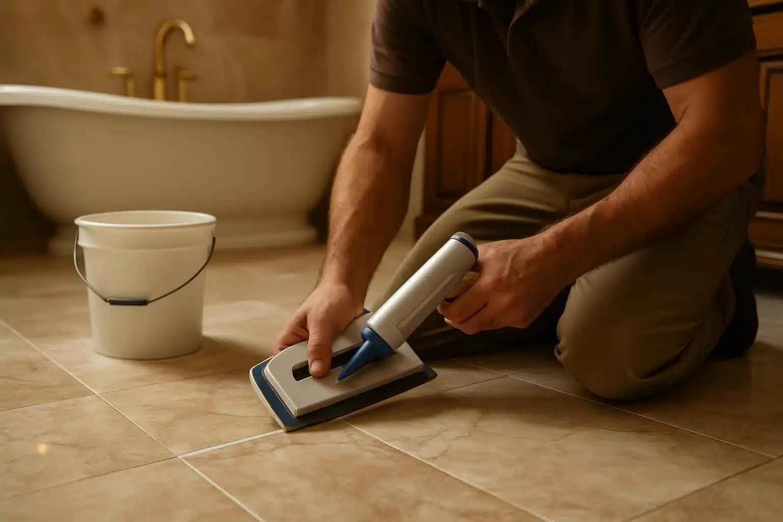 Grout Repair Sealing Service in Harper TX