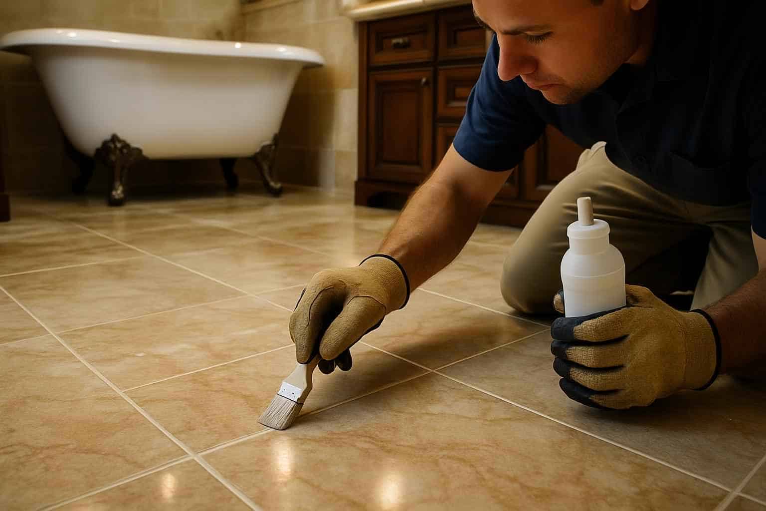 Tile Contractor In Hye TX Grout Repair Sealing Service in Hye TX