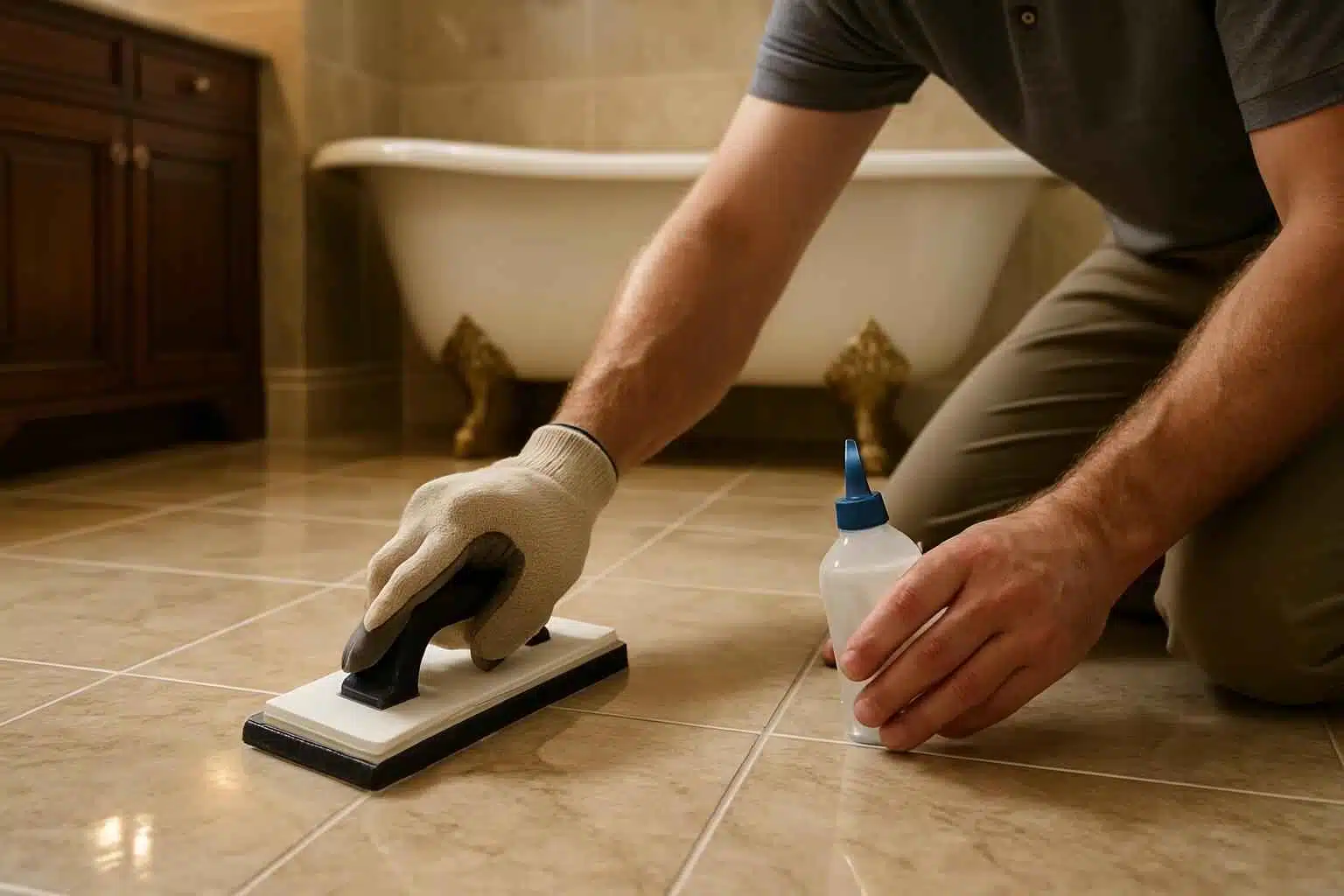 Grout Repair Sealing Service in Kerrville TX