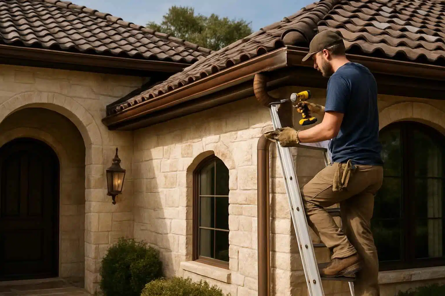 Gutter Repair Service in Hye TX