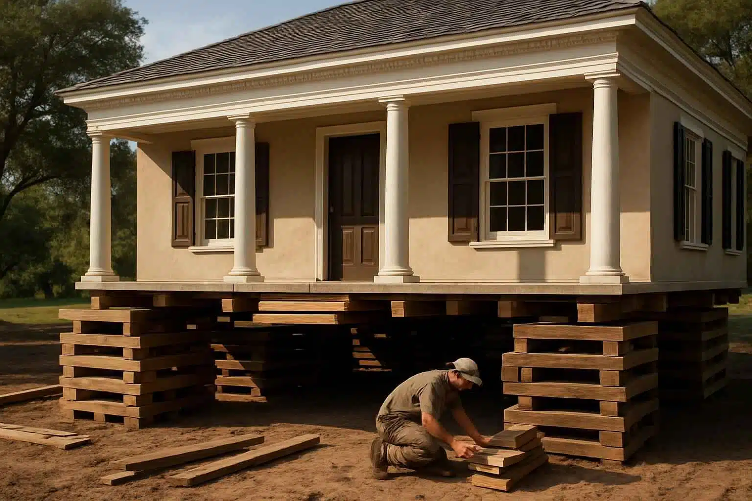 House Lifting Shimming Contractor in Doss TX