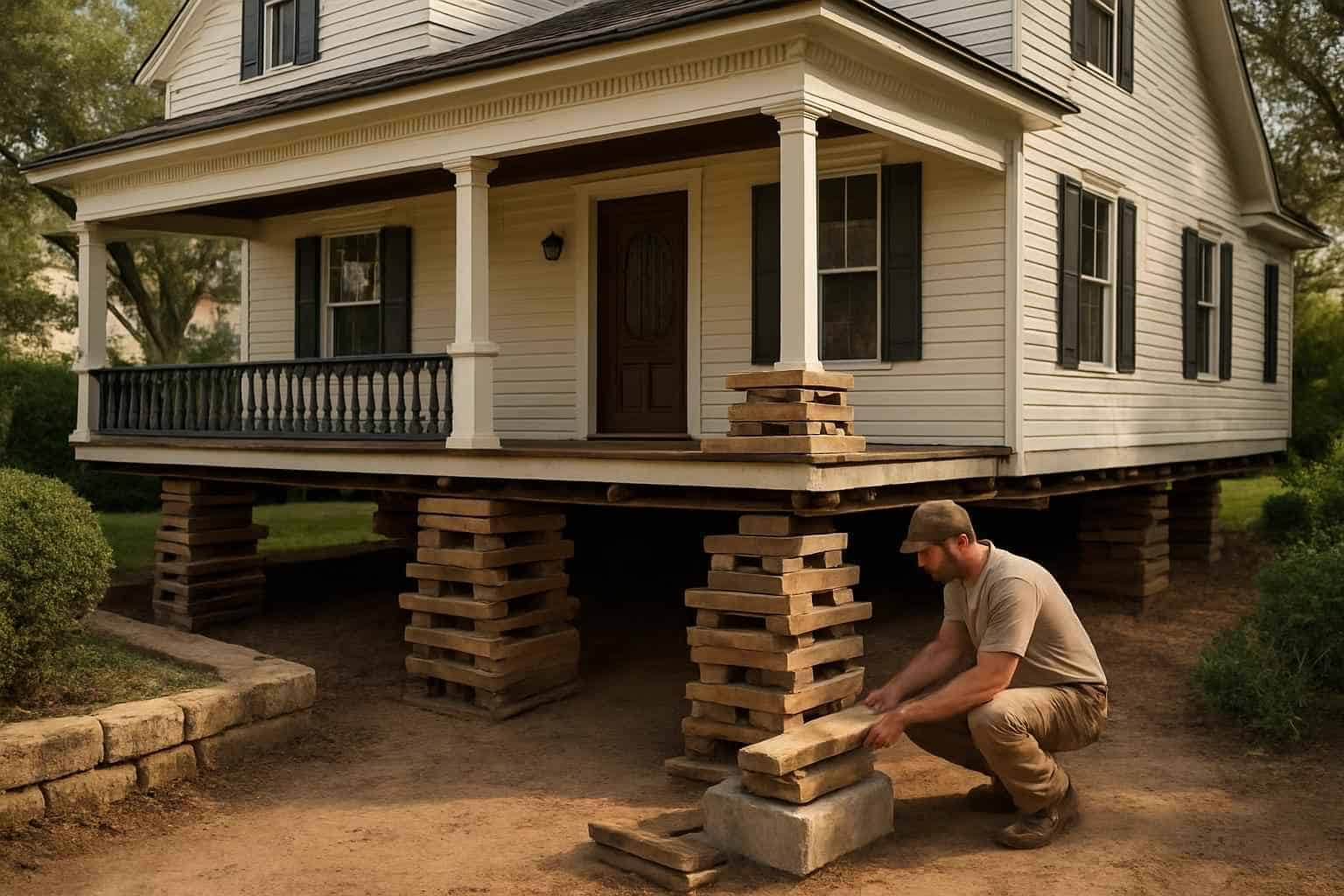 House Lifting Shimming Contractor in Harper TX